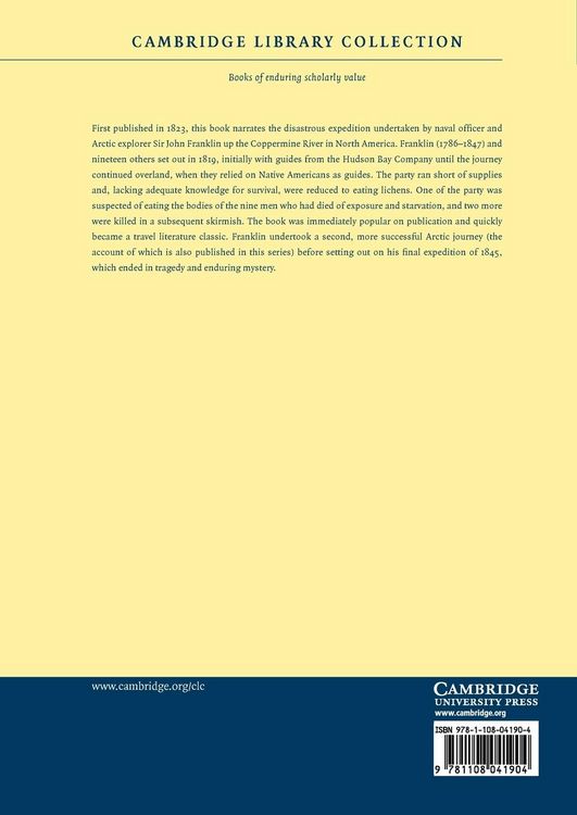 Produktbild: Narrative of a Journey to the Shores of the Polar Sea, in the Years 1819, 20, 21, and 22