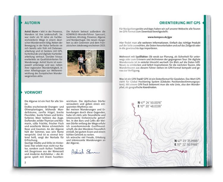 Produktbild: KOMPASS Wanderf&uuml;hrer Algarve mit Fernwanderweg Via Algarviana, 64 Touren / Etappen