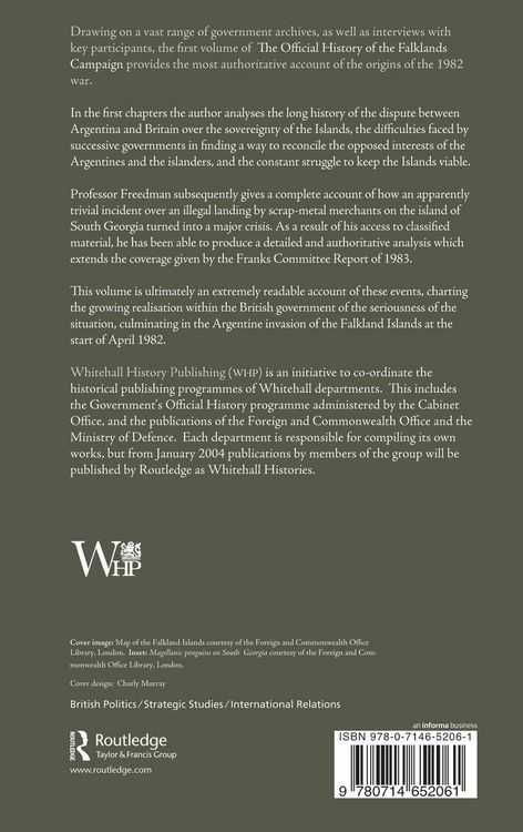 Produktbild: The Official History of the Falklands Campaign, Volume 1