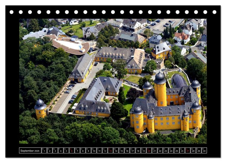 Produktbild: Deutschland aus der Vogelperspektive (Tischkalender 2026 DIN A5 quer), CALVENDO Monatskalender