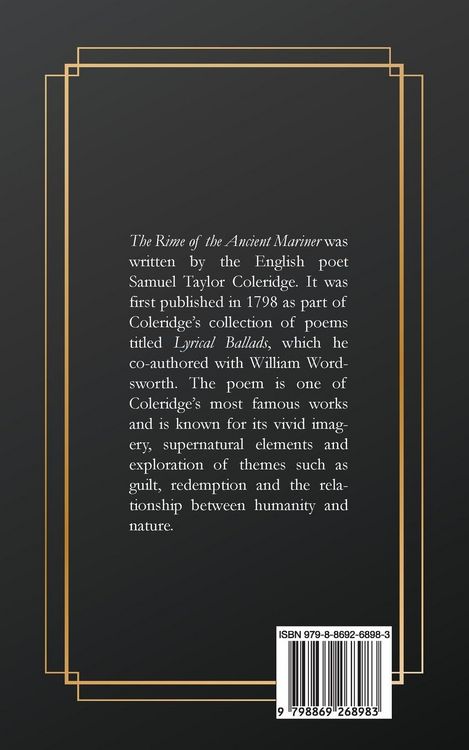 Produktbild: The Rime of the Ancient Mariner