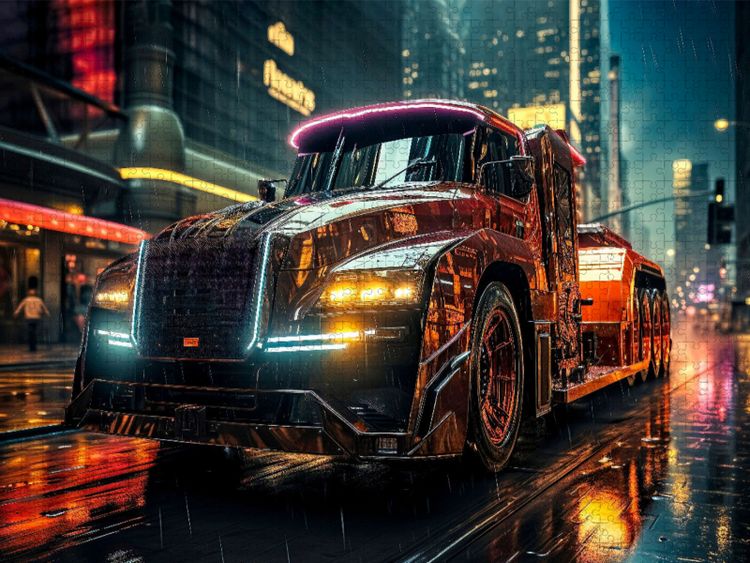 Produktbild: CALVENDO Puzzle Trucks | 1000 Teile Lege-Gr&ouml;&szlig;e 64x48cm Foto-Puzzle f&uuml;r gl&uuml;ckliche Stunden
