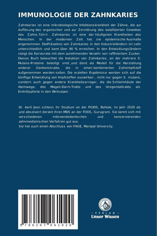 Produktbild: Immunologie der Zahnkaries
