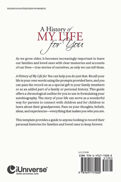 Produktbild: A History of My Life for You