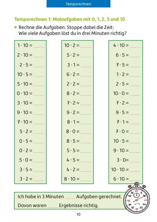 Produktbild: 1x1 lernen 2./3. Klasse &Uuml;bungsblock