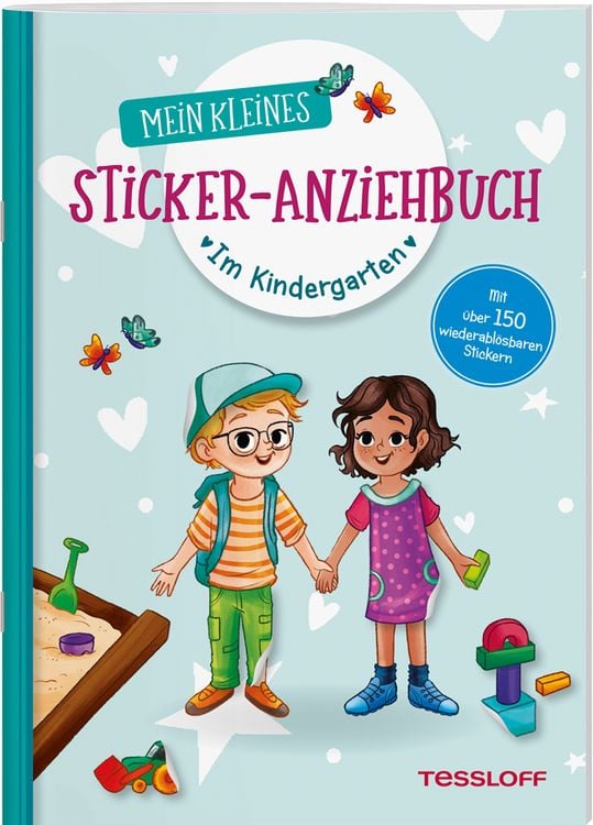 Produktbild: Mein kleines Sticker-Anziehbuch. Im Kindergarten