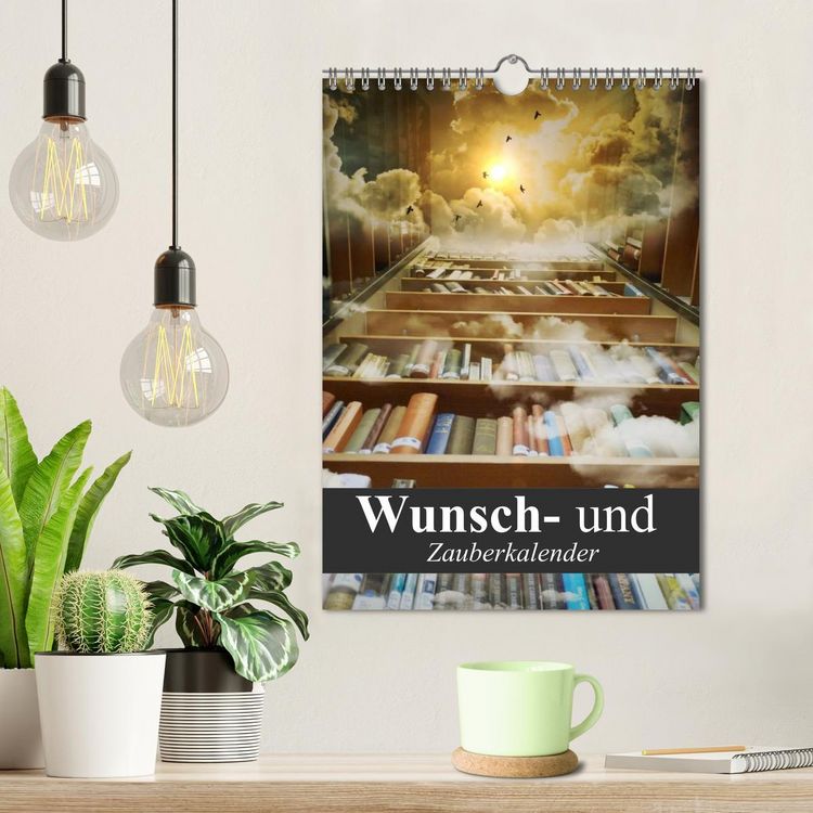 Produktbild: Wunsch- und Zauberkalender (Wandkalender 2026 DIN A4 hoch), CALVENDO Monatskalender