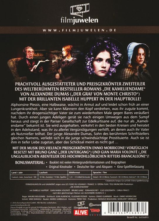 Produktbild: Die Kameliendame - Extended Version [3 DVDs]