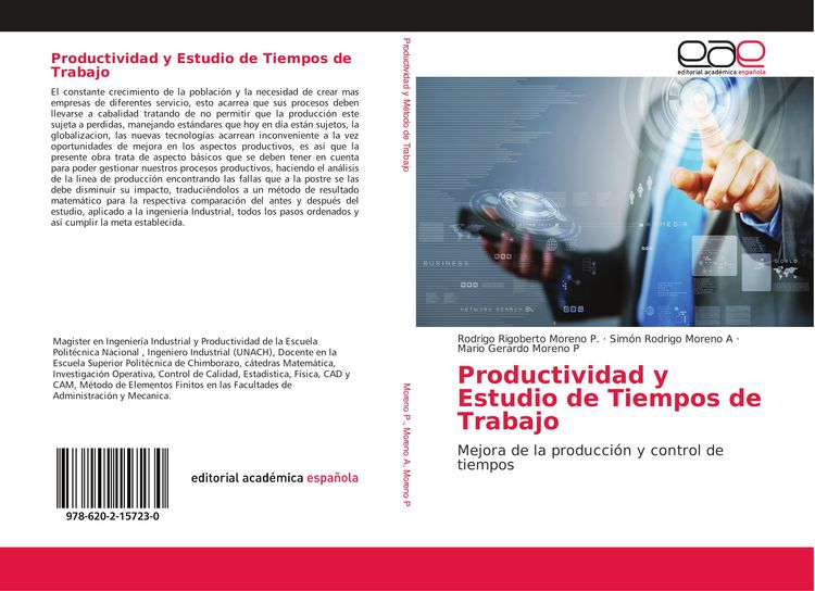 Produktbild: Productividad y Estudio de Tiempos de Trabajo