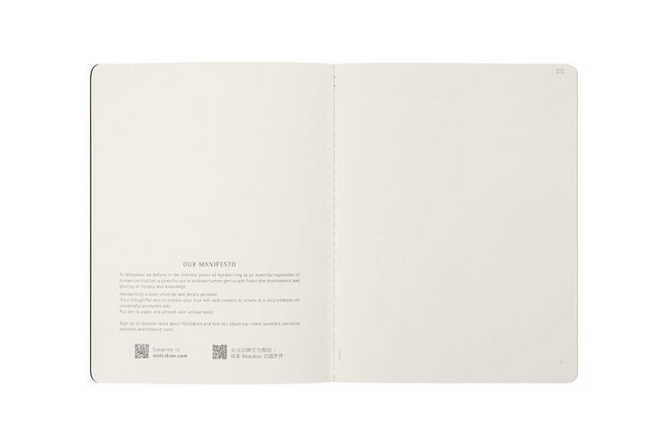 Produktbild: Moleskine Smart Cahier Journal, Extra Large, Plain, Black, Soft Cover (7.5 x 10)