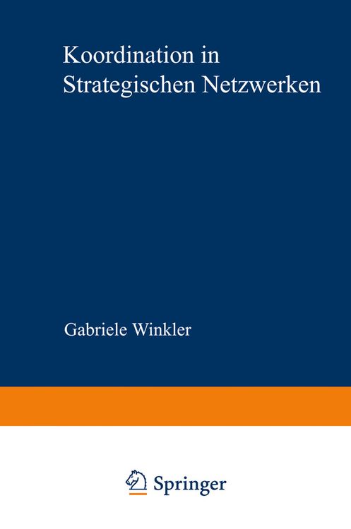 Produktbild: Koordination in strategischen Netzwerken