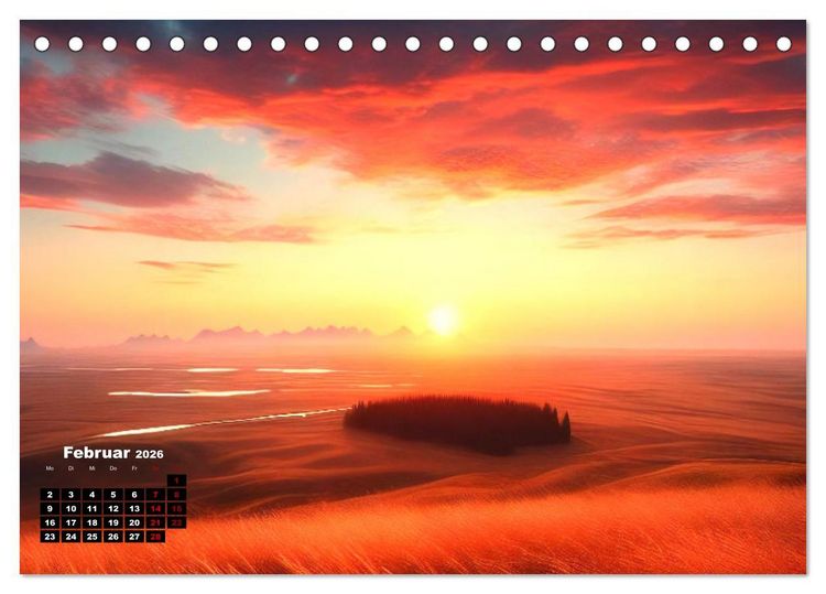 Produktbild: Pr&auml;rie Welten - Ein Kalender, der die Seele der Pr&auml;rie einf&auml;ngt. (Tischkalender 2026 DIN A5 quer), CALVENDO Monatskalender