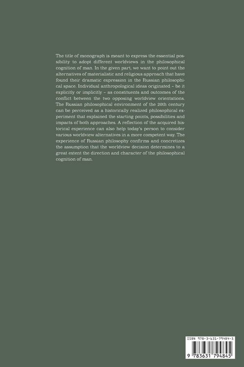 Produktbild: Man between Sacrum and Profanum in Russian Philosophy in 20th Century
