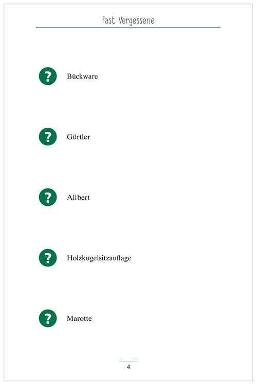 Produktbild: Fast vergessene Begriffe. Das Ged&auml;chtnistraining-Quiz f&uuml;r Senioren. Ideal als Besch&auml;ftigung, Ged&auml;chtnistraining, Aktivierung bei Demenz.