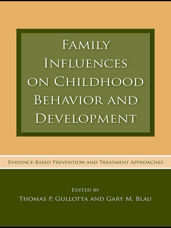 Produktbild: Family Influences on Childhood Behavior and Development