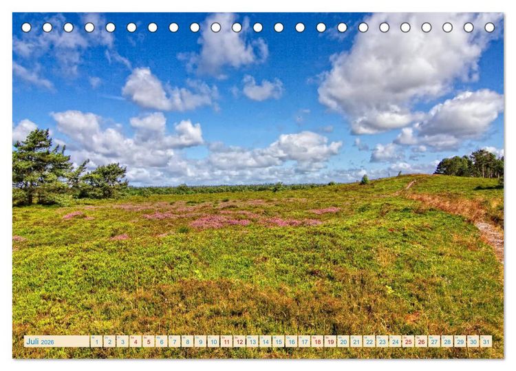 Produktbild: Cuxhaven, Landschaften zwischen K&uuml;ste und Heide (Tischkalender 2026 DIN A5 quer), CALVENDO Monatskalender