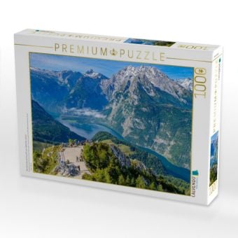 Produktbild: CALVENDO Puzzle Atemberaubende Aussicht vom Gipfel des Jenner | 1000 Teile Lege-Gr&ouml;&szlig;e 64x48cm Foto-Puzzle f&uuml;r gl&uuml;ckliche Stunden