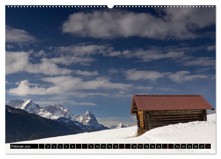 Produktbild: Werdenfelser Land (hochwertiger Premium Wandkalender 2026 DIN A2 quer), Kunstdruck in Hochglanz