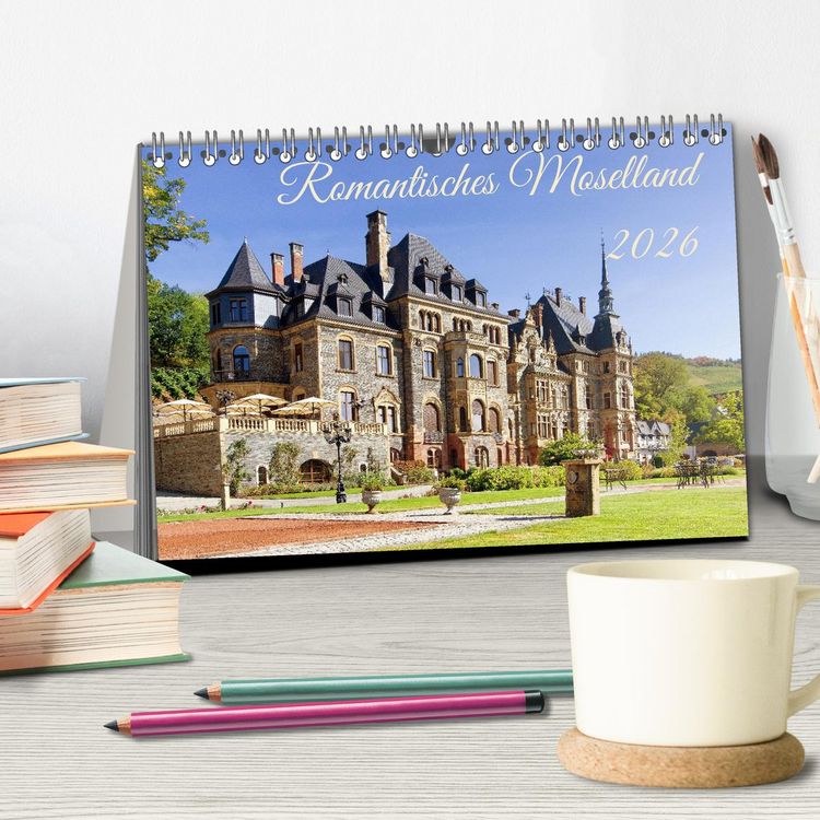 Produktbild: Romantisches Moselland (Tischkalender 2026 DIN A5 quer), CALVENDO Monatskalender