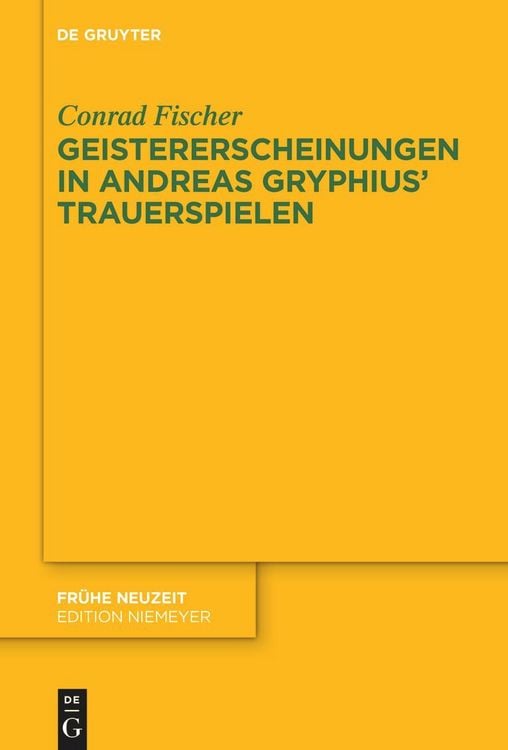 Produktbild: Geistererscheinungen in Andreas Gryphius' Trauerspielen
