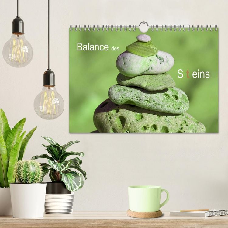 Produktbild: Balance des Steins (Wandkalender 2026 DIN A4 quer), CALVENDO Monatskalender