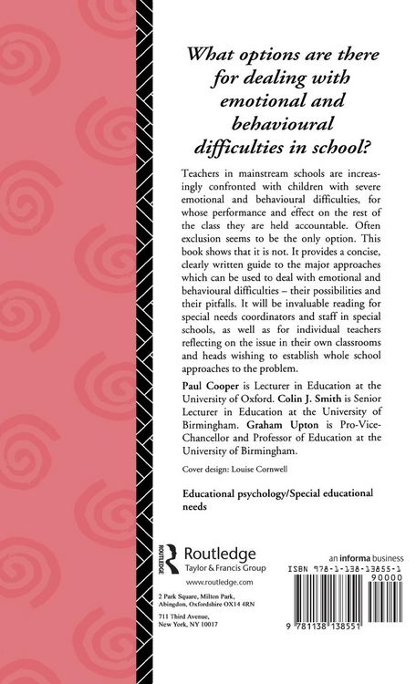 Produktbild: Emotional and Behavioural Difficulties