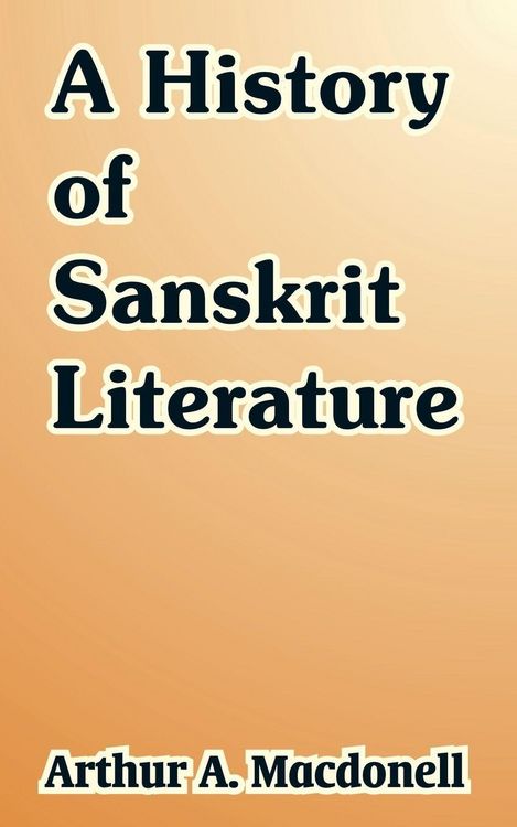 Produktbild: History of Sanskrit Literature, A