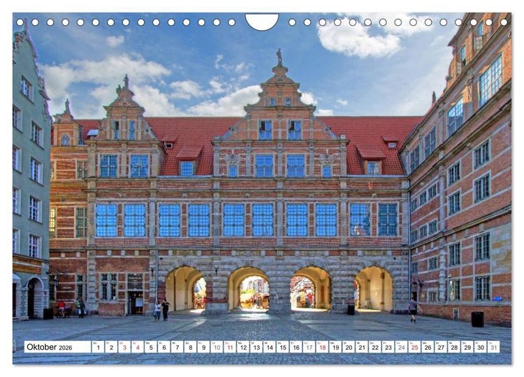 Produktbild: Danzig - Eine historische Sch&ouml;nheit (Wandkalender 2026 DIN A4 quer), CALVENDO Monatskalender