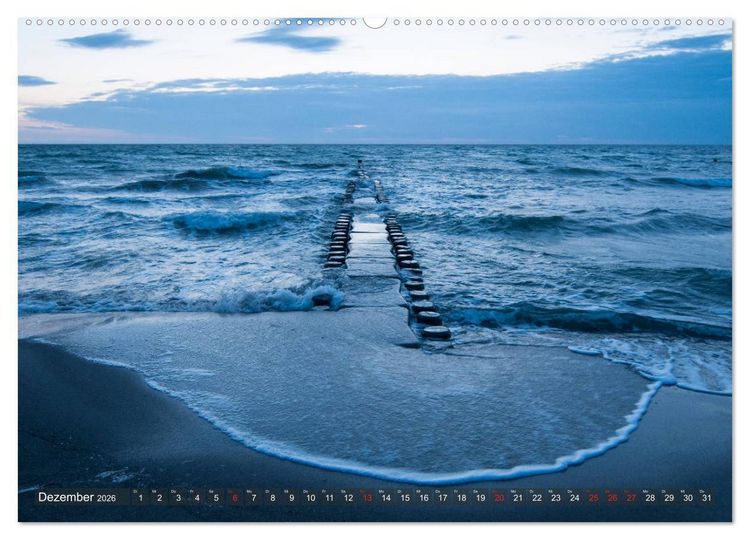 Produktbild: Ahrenshoop - Stimmungsbilder eines K&uuml;nstlerortes (hochwertiger Premium Wandkalender 2026 DIN A2 quer), Kunstdruck in Hochglanz