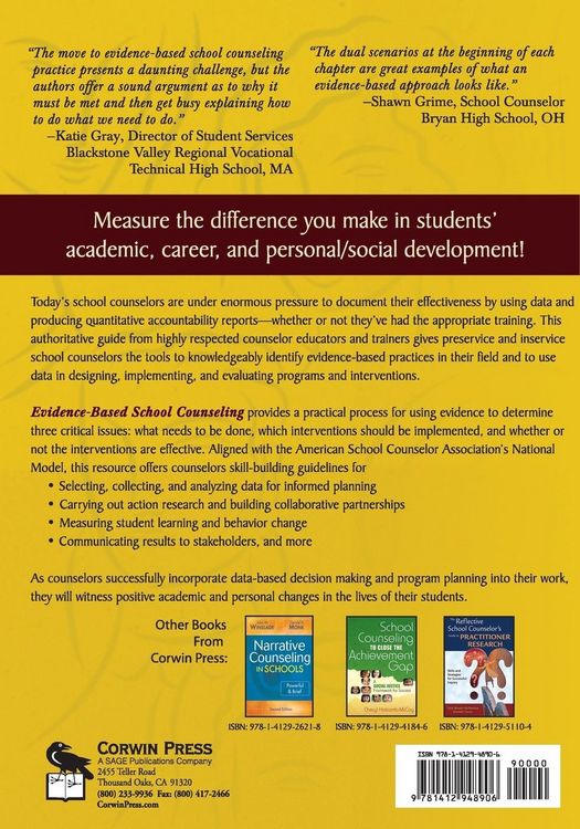 Produktbild: Evidence-Based School Counseling