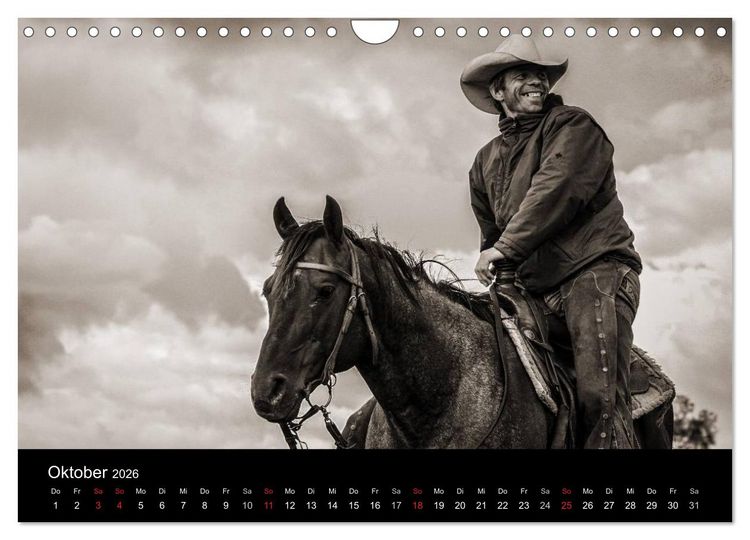 Produktbild: Westernreiten (Wandkalender 2026 DIN A4 quer), CALVENDO Monatskalender