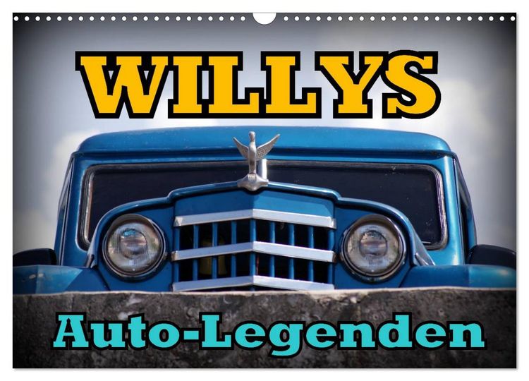 Produktbild: Auto-Legenden: WILLYS (Wandkalender 2026 DIN A3 quer), CALVENDO Monatskalender