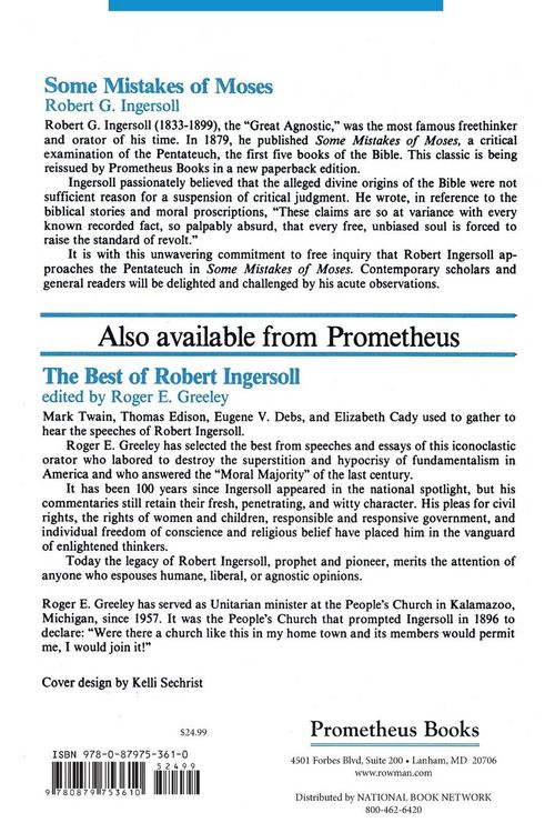 Produktbild: Some Mistakes of Moses