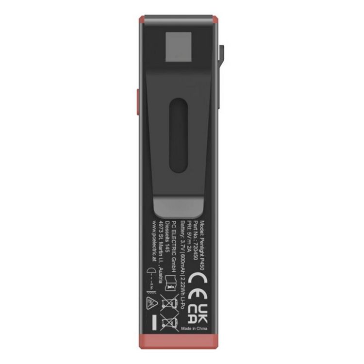 Produktbild: PC Electric LED Handlampe PCE P450/600mAh USB-C 450lm 720450