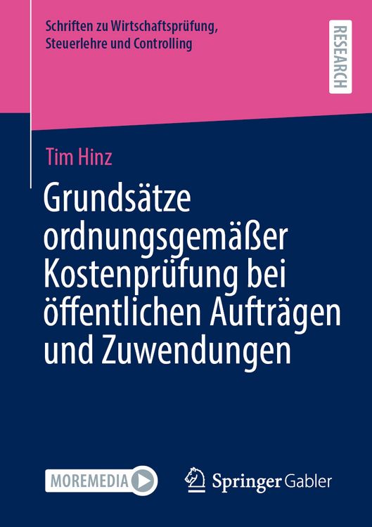 Produktbild: Grunds&auml;tze ordnungsgem&auml;&szlig;er Kostenpr&uuml;fung bei &ouml;ffentlichen Auftr&auml;gen und Zuwendungen