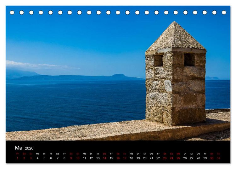 Produktbild: Reiseziele in Griechenland (Tischkalender 2026 DIN A5 quer), CALVENDO Monatskalender