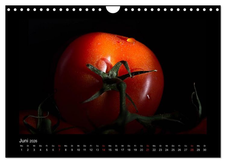 Produktbild: Rot (Wandkalender 2026 DIN A4 quer), CALVENDO Monatskalender