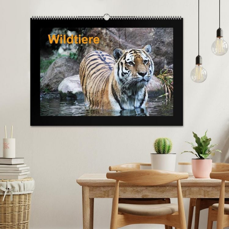 Produktbild: Wildtiere (Wandkalender 2026 DIN A2 quer), CALVENDO Monatskalender