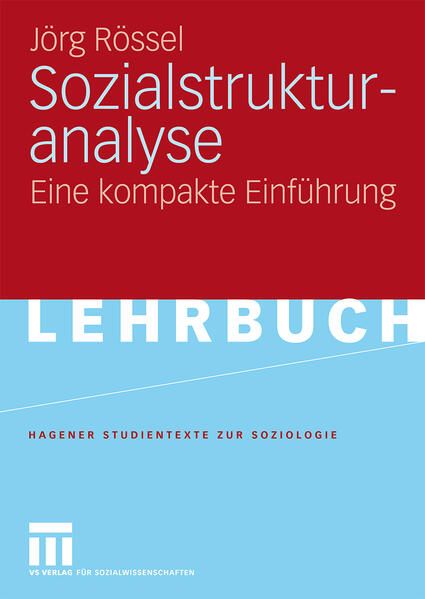 Produktbild: Sozialstrukturanalyse