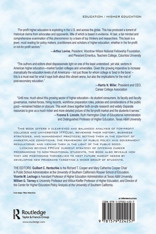Produktbild: For-Profit Colleges and Universities