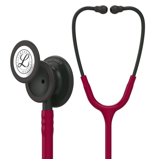 Produktbild: Littmann Classic III Stethoskop Black Edition burgund/burgundy -