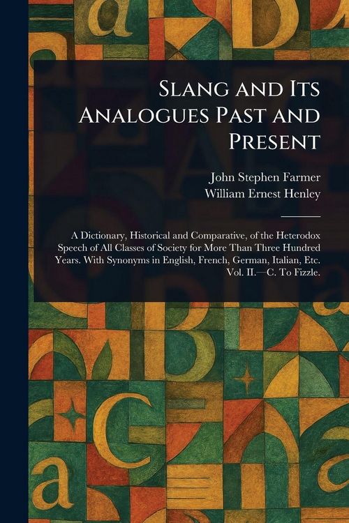 Produktbild: Slang and Its Analogues Past and Present