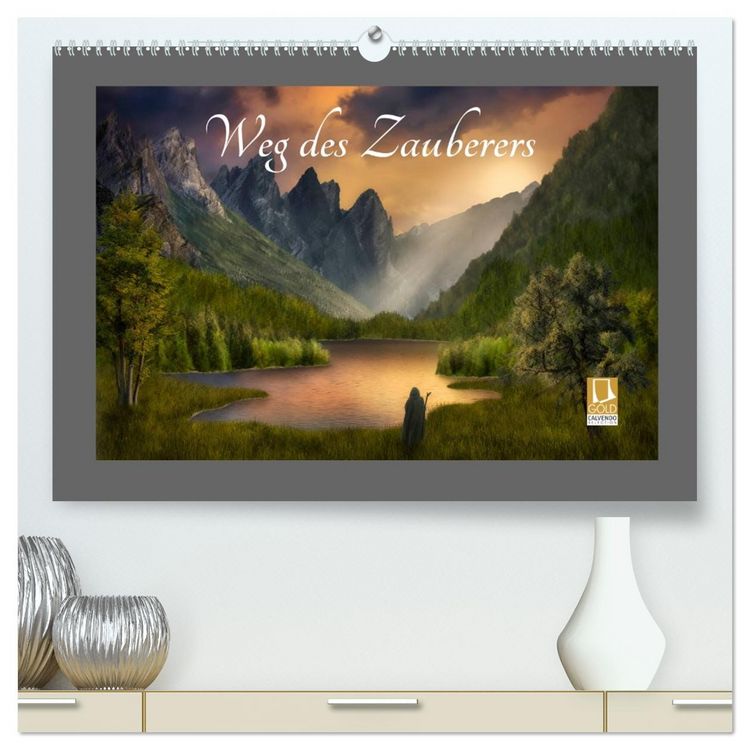Produktbild: Weg des Zauberers (hochwertiger Premium Wandkalender 2026 DIN A2 quer), Kunstdruck in Hochglanz