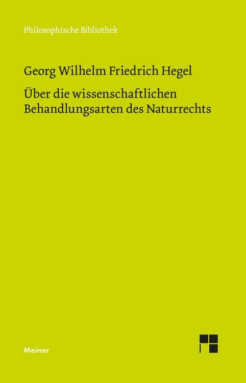 Produktbild: &Uuml;ber die wissenschaftlichen Behandlungsarten des Naturrechts