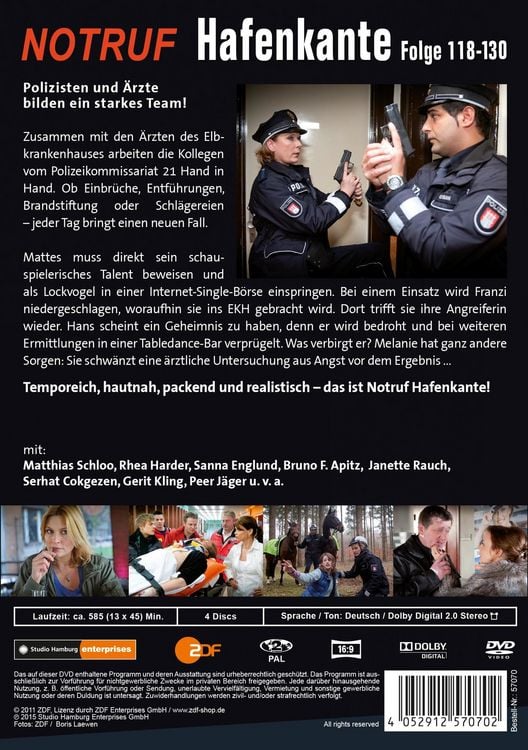 Produktbild: Notruf Hafenkante 10 - Folgen 118-130 [4 DVDs]