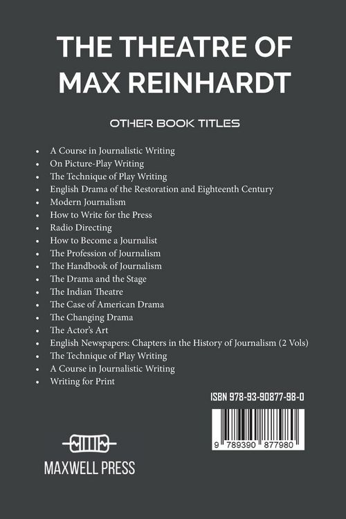 Produktbild: The Theatre Of Max Reinhardt