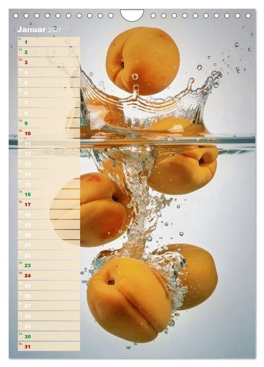 Produktbild: Erfrischendes Obst (Wandkalender 2027 DIN A4 hoch), CALVENDO Monatskalender