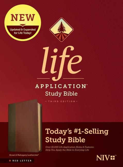 Produktbild: NIV Life Application Study Bible, Third Edition (Leatherlike