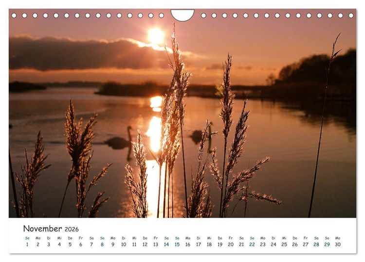 Produktbild: S&uuml;dost R&uuml;gen 2026 (Wandkalender 2026 DIN A4 quer), CALVENDO Monatskalender