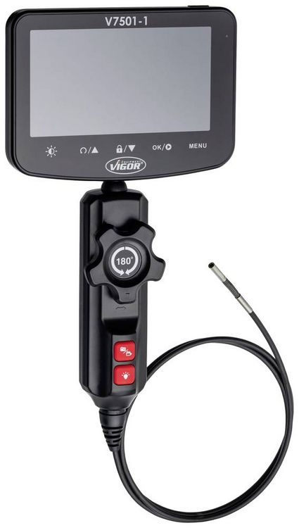 Produktbild: Vigor V7501-39 Endoskop Sonden-&Oslash; 3.9mm 1m Schwenkfunktion